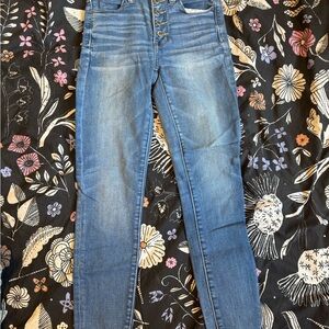 American Eagle Outfitters High Rise Blue skinny Jeans